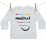 Boodyy Tričko s dlhým rukávom Keď toto dokážeš prečítať 134 (8-9 rokov)