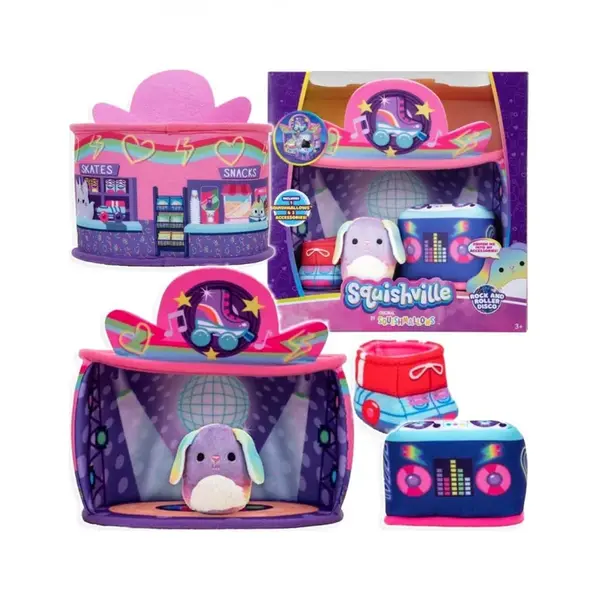 Sada hračiek Jazwares Mini Squishmallow RockRoller Disco -MOVEO