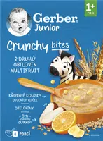 Gerber Junior Nemliečna kaša s chrumkavými kúskami ovocná - multifruit