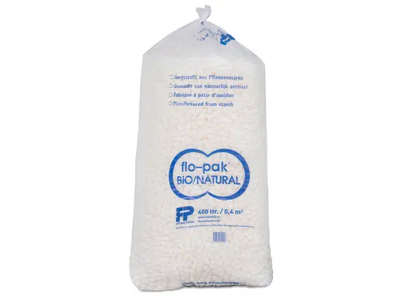 Tělíska fixační Flo-Pak Natural pytel 400 l bílá