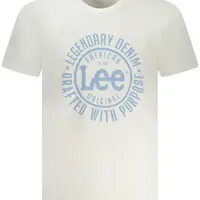 LEE MEN'S SHORT SLEEVE T-SHIRT WHITE