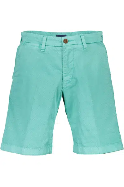 GANT GREEN MEN'S BERMUDA TROUSERS