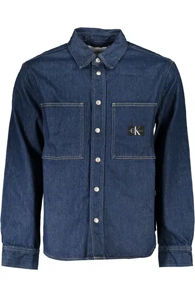 CALVIN KLEIN MEN'S BLUE SPORTS JACKET