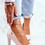 Pearl Dámske čerpadlá na Sergio Leone Powder Pink Pink Campbell
