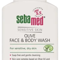 SEBAMED Mycí emulze na tělo a obličej, olivová 200 ml