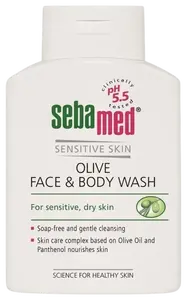 SEBAMED Mycí emulze na tělo a obličej, olivová 200 ml