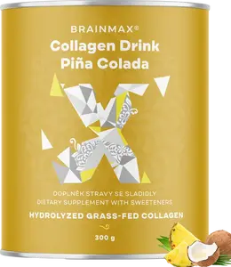 BRAINMAX Kolagen nápoj, piña colada 300 g