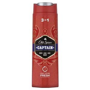 OLD SPICE Sprchový gel a šampon Captain s tóny santalového dřeva a citrusů 400 ml