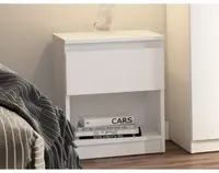 Skříňka/noční stolek Carlos 40 cm, bílý