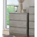 Zásuvková komoda Carlos 75 cm, šedý beton