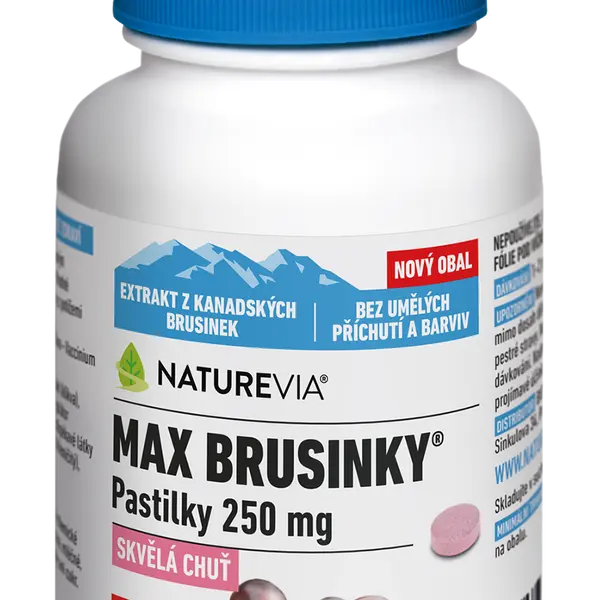 NATUREVIA Max brusinky Cran-max pastilky 36 pastilek