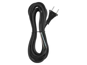 Flexo šňůra gumová 2x1,5mm2 5m černá EMOS S03350