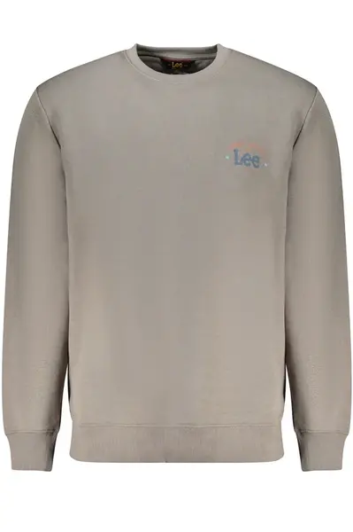 Pánská mikina Lee na zip šedá