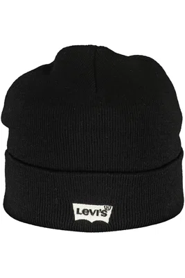 LEVI'S BLACK MEN'S BEANIE