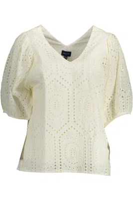 GANT WOMEN'S SHORT SLEEVE T-SHIRT WHITE