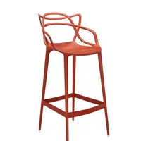 Barová židle MASTERS, v. 75 cm, více barev - Kartell Barva: Rezavě oranžová