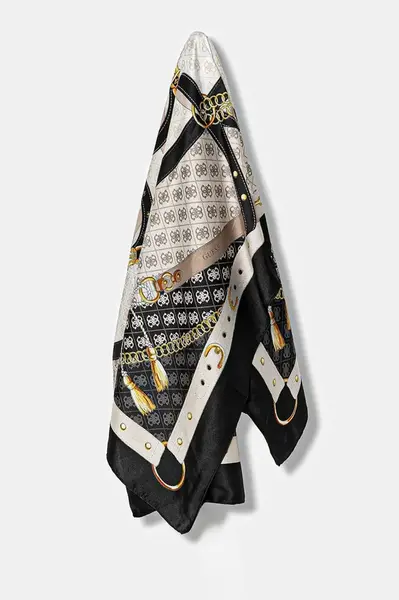 Šátek Guess KEFIAH dámský, černá barva, AW5343 POL03