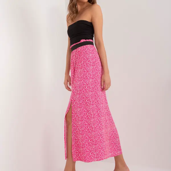 Skirt-D73771M50223A-dark pink