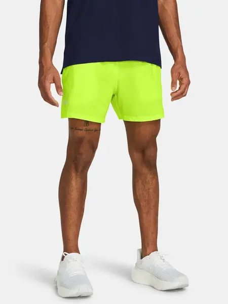 Under Armour Kraťasy UA LAUNCH 5'' SHORTS-GRN - Pánské
