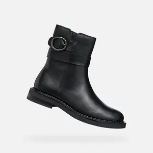 Černá dámská kotníková obuv Geox Serilda - Dámské