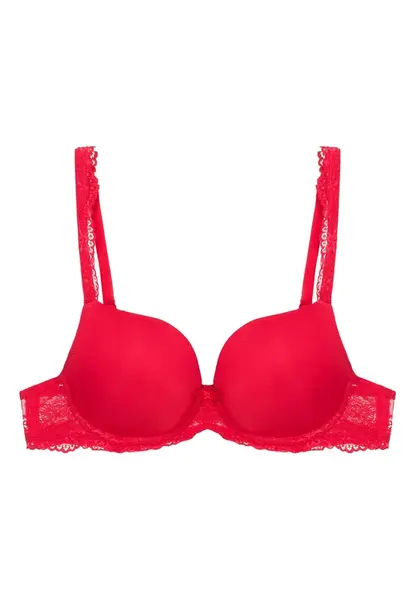 LingaDore Podprsenka 'DAILY LACE'  svetločervená