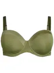 Devoted by Zizzi Podprsenka 'Leline'  olivová