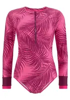 LASCANA ACTIVE Športové jednodielne plavky  ružová / bordová