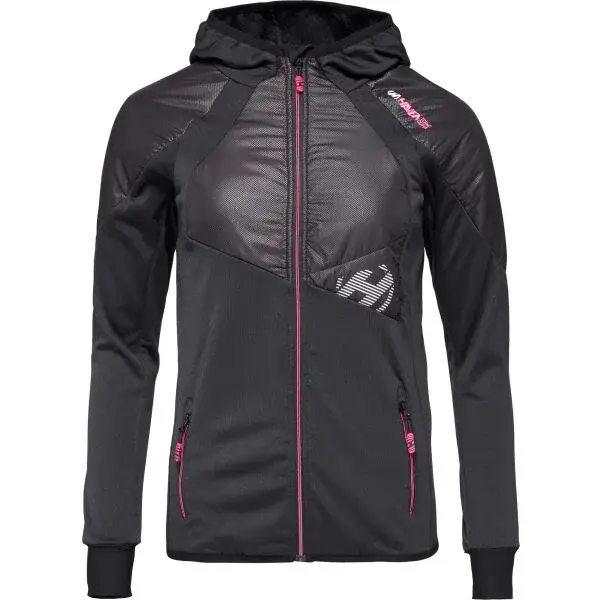 HAVEN POLARTIS HOODIE WMS Cyklo mikina, černá, velikost