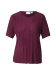 VILA Tričko 'VIPlisa'  cyklaménová