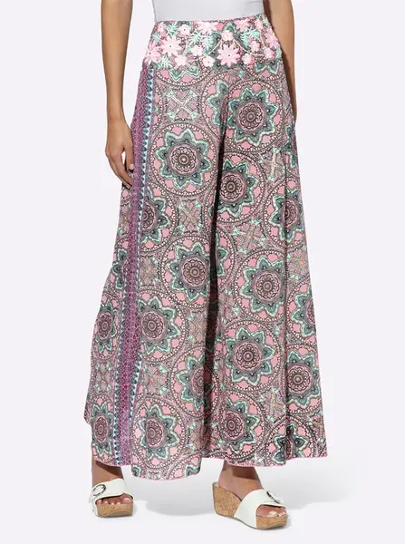 heine Nohavice  tyrkysová / ružová / čierna