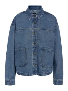 Noisy may Prechodná bunda 'NMKETTIE'  modrá denim