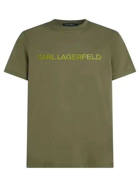 Karl Lagerfeld Tričko  olivová / jablková