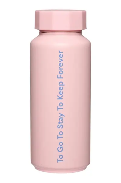 Termoláhev Design Letters Tone On Tone 0,5 L růžová barva