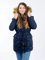 Dámská parka GLANO - tmavě modrá