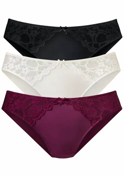 PETITE FLEUR Nohavičky  béžová / farba lesného ovocia / čierna