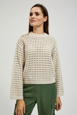 Marisse Women's Sweater L-Sw-4301 L.Beige