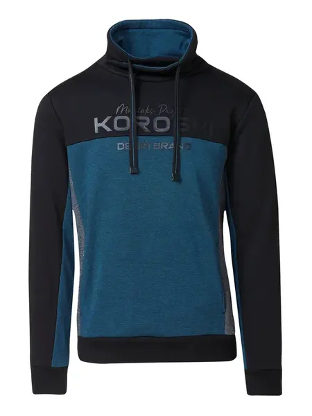 KOROSHI Mikina  modrá / čierna