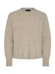 PIECES Sveter  tmavošedá