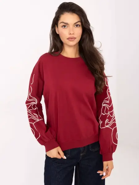 Blouse-RV-BZ-A176.56-burgundy