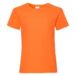 Orange Girls' T-shirt Valueweight Fruit of the Loom