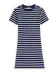 TOMMY HILFIGER Šaty 'NEW CODY'  námornícka modrá / biela