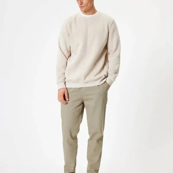 Koton Gabardine Trousers with Lace Waist Pocket Detail Cotton