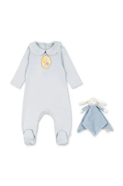 Detský overal a plyšové zvieratko Konges Sløjd COTY GIFT SET GOTS