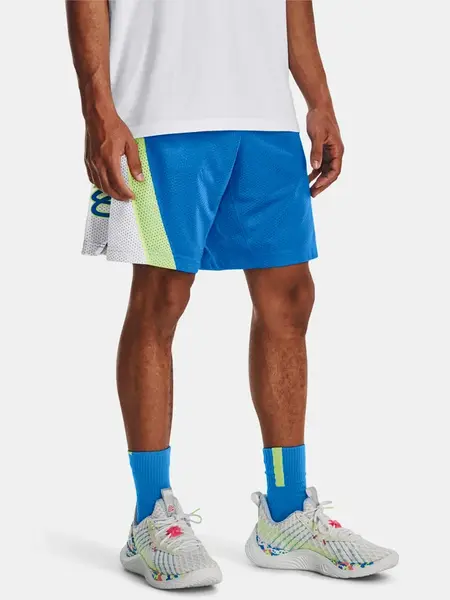 Under Armour Kraťasy Curry Splash 9'' Short-BLU - Pánské