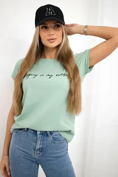Halenka Shopping je moje kardio dark mint
