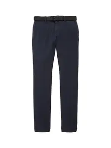 TOM TAILOR Chino nohavice 'Travis'  tmavomodrá