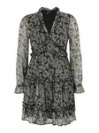 Vero Moda Petite Šaty 'VMSMILLA'  sivá / čierna