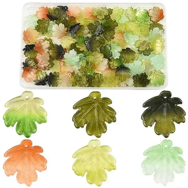 100Pcs Handmade Lampwork Pendants