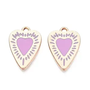 Alloy Enamel Pendants
