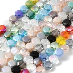 Electroplated Glass Beads Strands
